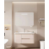 Vanity Cabinet with Smart Makeup Mirror Set